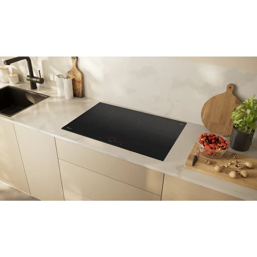 Neff T58FHW1L0 80cm Wide 5 Zone Induction Hob - Black | Atlantic Electrics - 42215217627359 