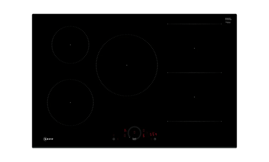 Neff T58FHW1L0KIT 80.2cm Induction Hob with Free 3-Piece Induction Pan Set - Black | Atlantic Electrics