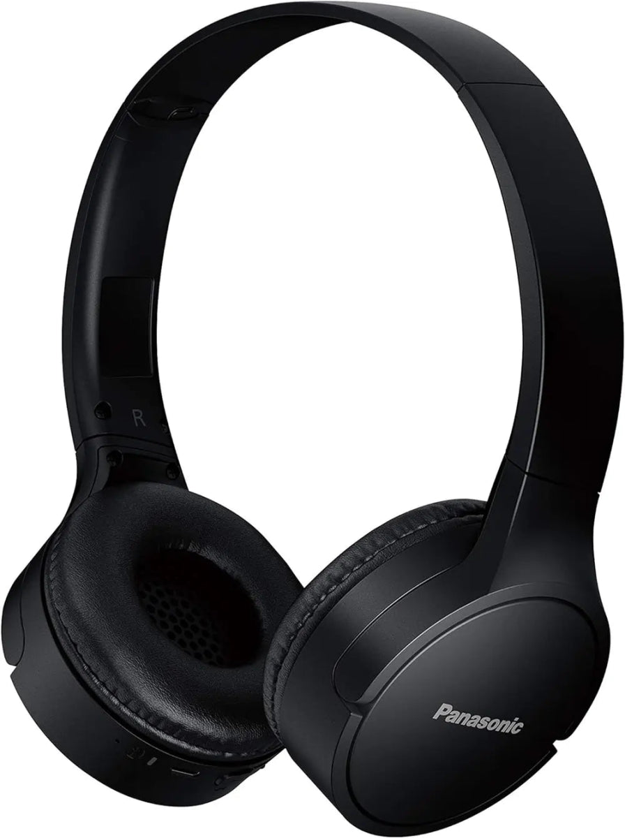 Panasonic RBHF420BEK Bluetooth On-Ear Headphones, Voice Control, Wireless, Up to 50 Hours Battery Life - Black | Atlantic Electrics - 42359130423519 