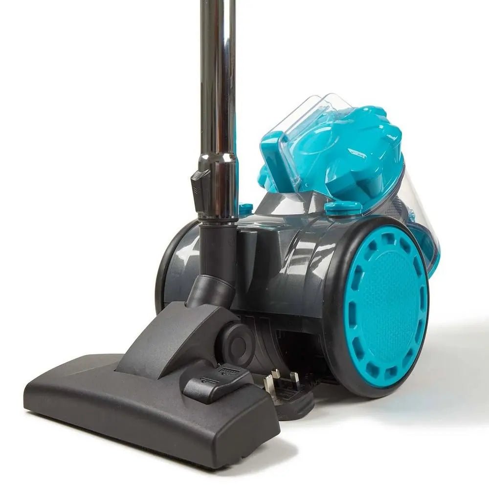 Pifco 204615 2.5 Litre Bagless Cylinder Vacuum Cleaner, Grey & Blue | Atlantic Electrics - 42915255877855 