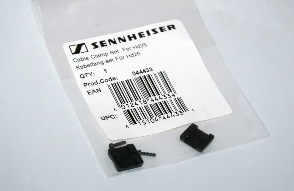 Sennheiser 044433 Cable Clamp Set for HD25 Headphones - 43348436779231 