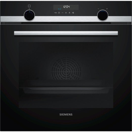 Siemens HB578A0S6B Built - In Electric Single Oven, Stainless Steel & Black | Atlantic Electrics