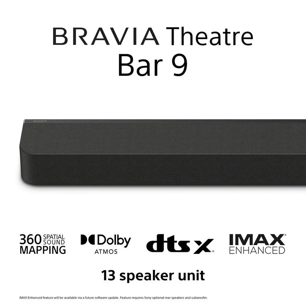 Sony HTA9000 7.0.2 Dolby Atmos Soundbar, Black | Atlantic Electrics - 42713277890783 