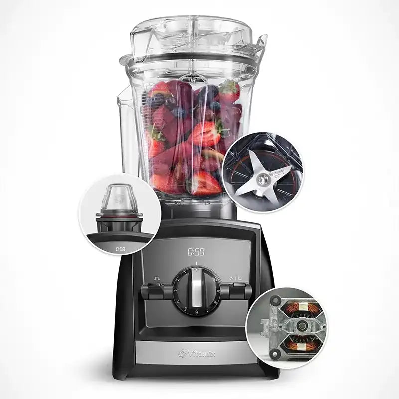 Vitamix A2300i Ascent Series Professional-Grade Smart Blender, Red - 43582617157855 