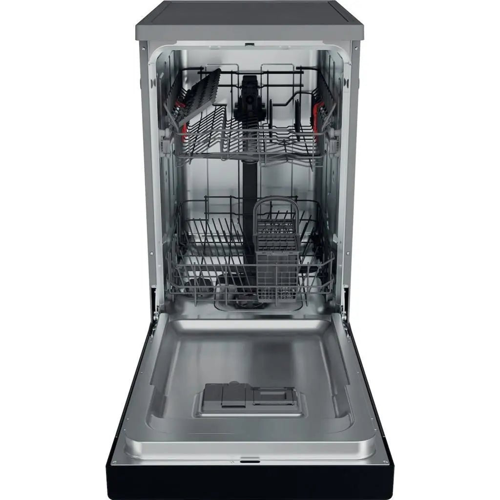 Whirlpool WF9E2B19XUK Slimline 9 Place Setting Dishwasher, Stanless Steel | Atlantic Electrics