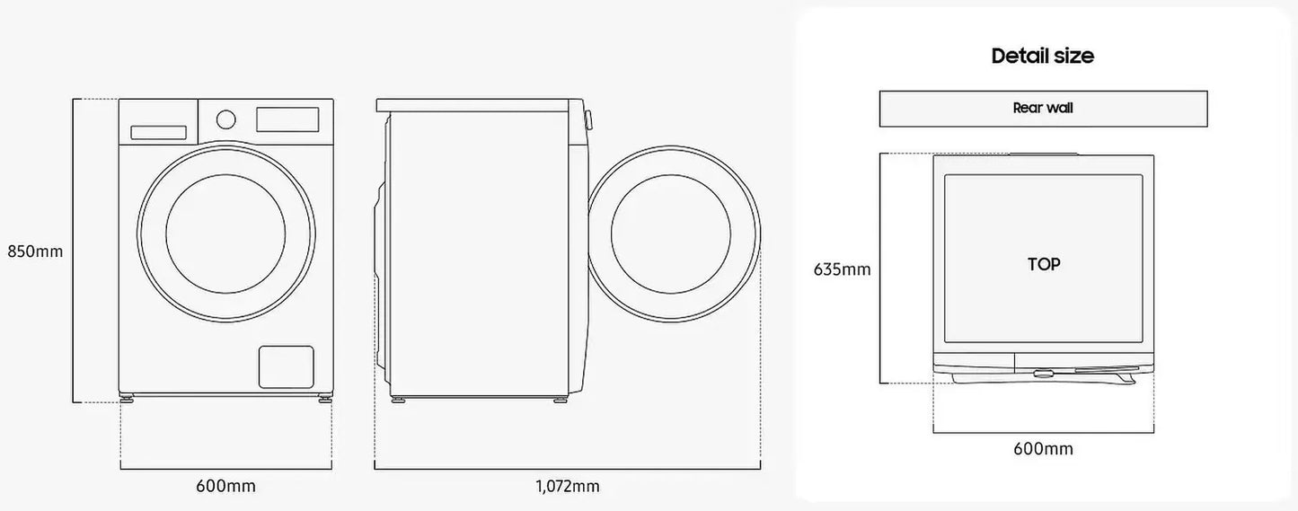 Samsung WW90CGC04DAEEU 9kg Washing Machine with 1400 rpm - White