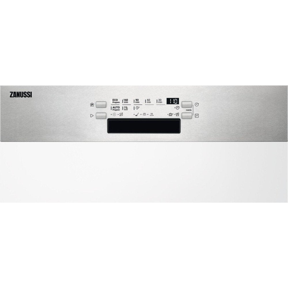 Zanussi ZDSN653X2 Semi Integrated Dishwasher, 13 Place Settings | Atlantic Electrics - 42724281811167 