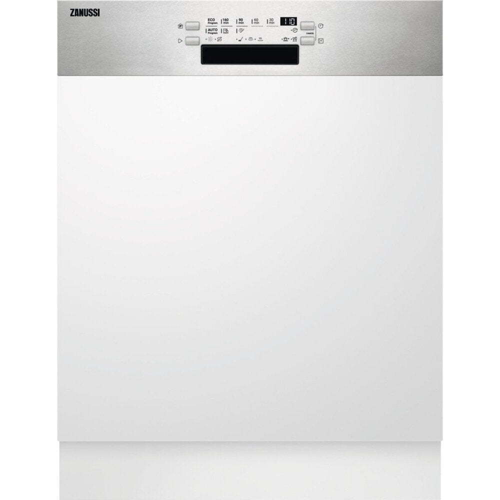 Zanussi ZDSN653X2 Semi Integrated Dishwasher, 13 Place Settings | Atlantic Electrics - 42724281778399 