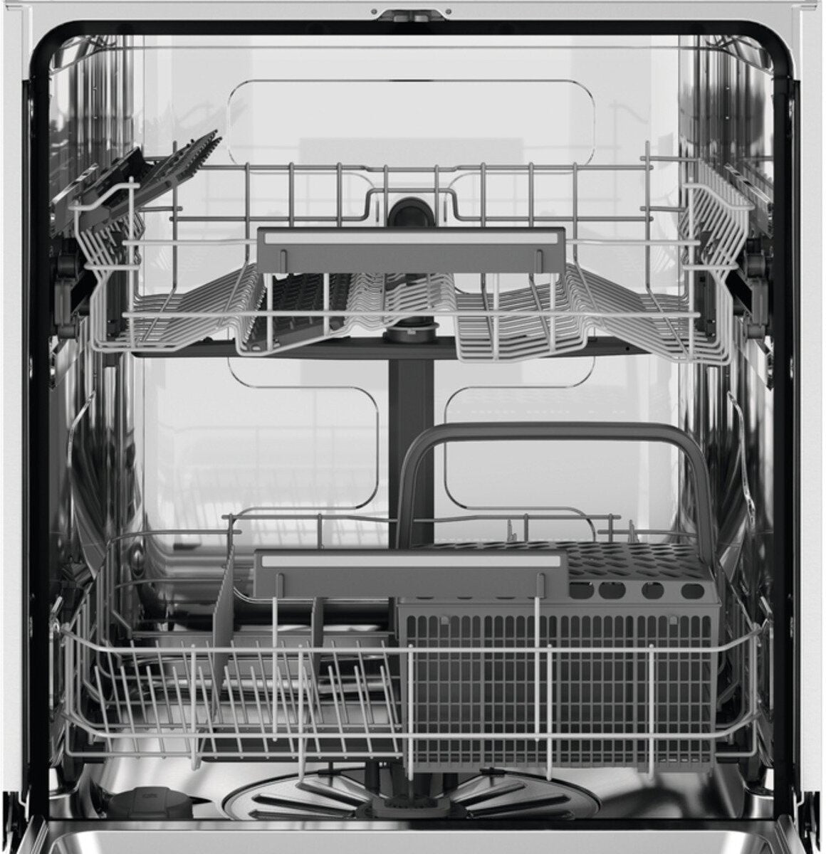 Zanussi ZDSN653X2 Semi Integrated Dishwasher, 13 Place Settings | Atlantic Electrics