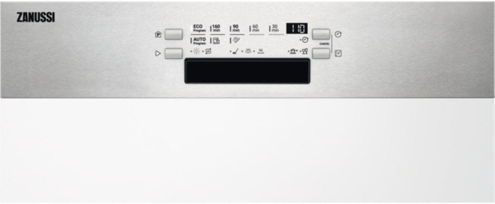 Zanussi ZDSN653X2 Semi Integrated Dishwasher, 13 Place Settings | Atlantic Electrics - 42724281745631 