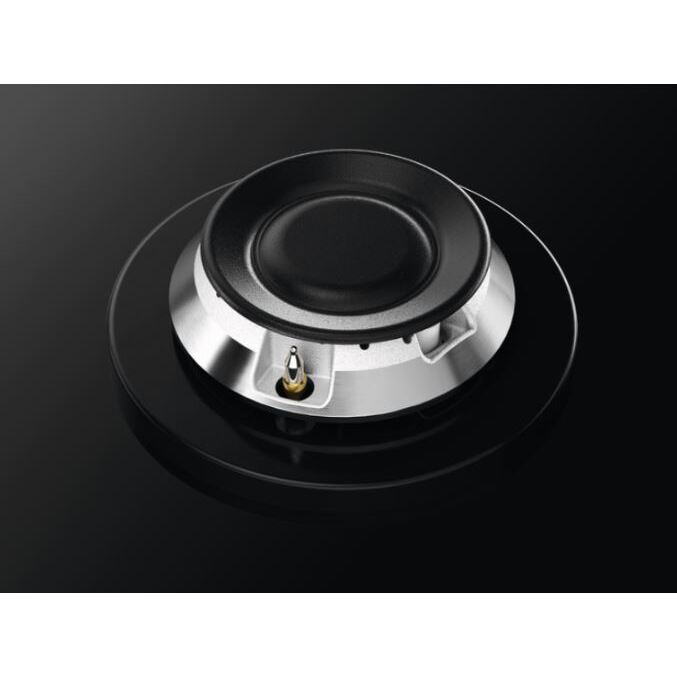 Zanussi ZGGN645K 4 Burner Gas Hob, Black on Glass | Atlantic Electrics