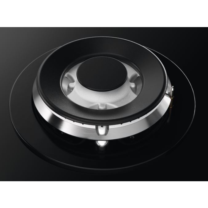 Zanussi ZGGN645K 4 Burner Gas Hob, Black on Glass | Atlantic Electrics - 42724288889055 