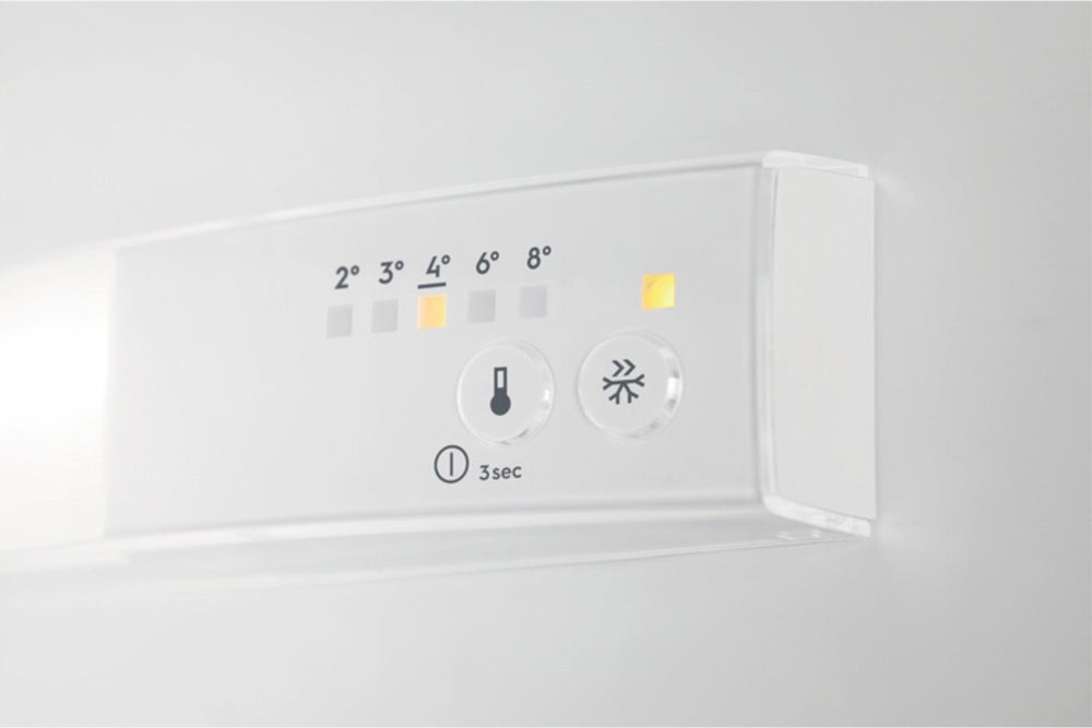 Zanussi ZNFN18FS5 Low Frost Integrated Fridge Freezer, Sliding Hinge, 50/50 | Atlantic Electrics - 42724294787295 