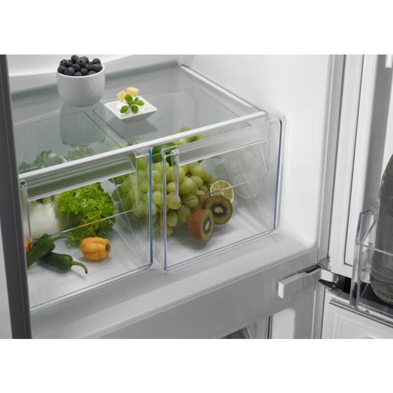 Zanussi ZNNN18ES3 Frost Free Integrated Fridge Freezer, Sliding Hinge, 70/30 | Atlantic Electrics - 42724293181663 