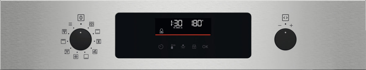 Zanussi ZOPNX6XN Built - In Electric Single Oven, Stainless Steel, A+ Rated | Atlantic Electrics