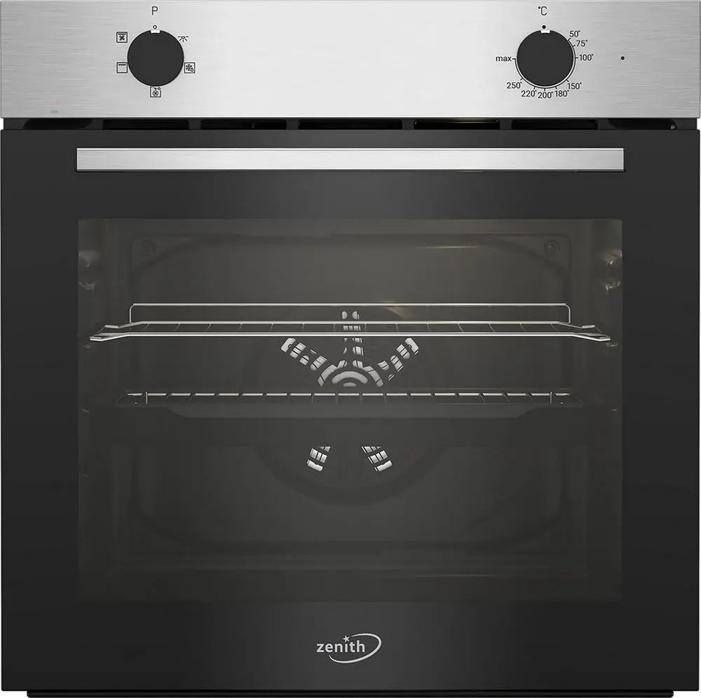 Zenith ZEF600X 59.4cm Built - In Electric Single Oven, Stainless Steel | Atlantic Electrics - 42838815670495 