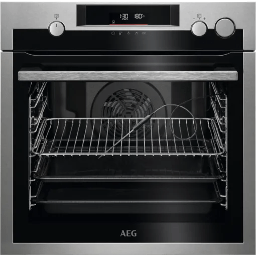 AEG BSE577261M 72 Liters Built In Electric Single Oven - Black,Stainless Steel | Atlantic Electrics