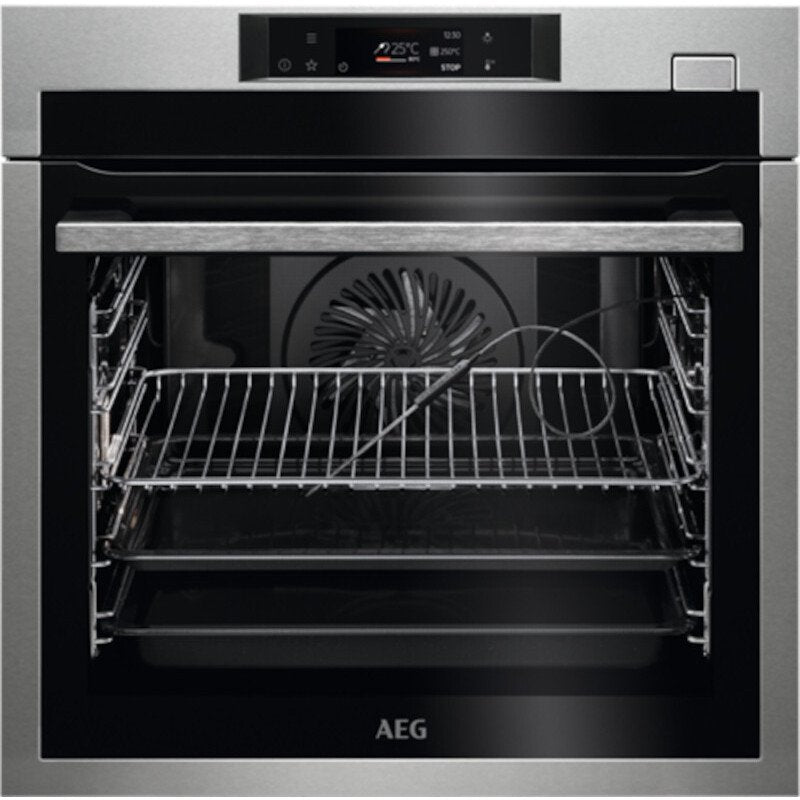 AEG BSE772380M 71 Liters Built In Electric Single Oven - Stainless Steel | Atlantic Electrics - 41236239253727 