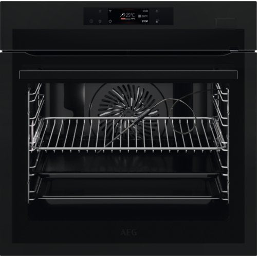 AEG BSE778380T 71 liters Built In Electric Single Oven - Black | Atlantic Electrics