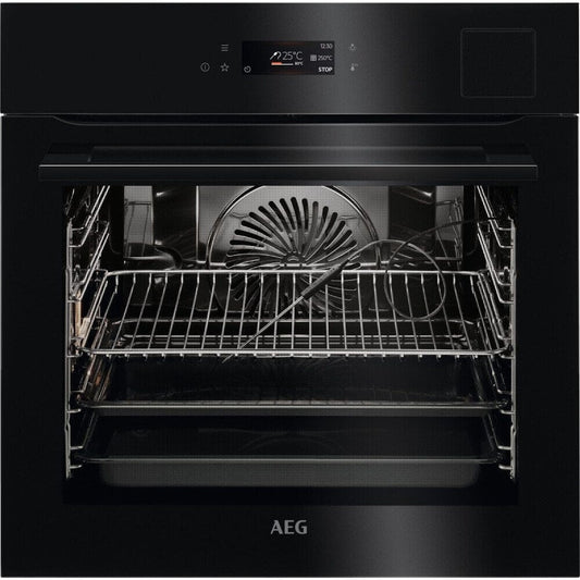 AEG BSK792380B 59.5cm Built In Electric Single Oven Black | Atlantic Electrics