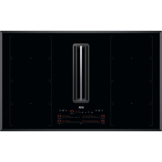 AEG CCE84779FB Induction Extractor Hob Recirculation - Black | Atlantic Electrics