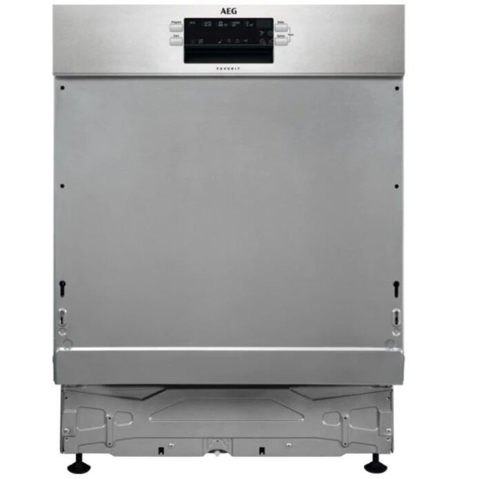 AEG FEE63600ZM Built In 60 CM Dishwasher - Semi Integrated - Stainless Steel | Atlantic Electrics - 41048150933727 