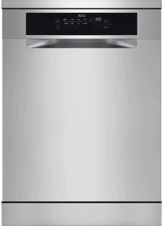 AEG FFB74707PM Freestanding 60 CM Dishwasher - Stainless Steel | Atlantic Electrics