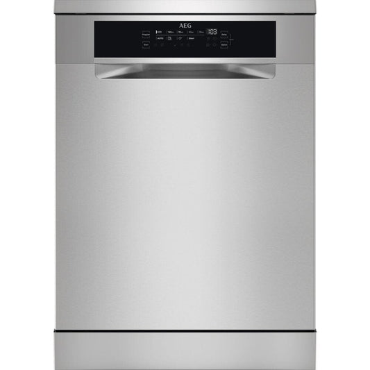 AEG FFB93807PM Freestanding Dishwasher 60 cm 14 Place - Stainless Steel | Atlantic Electrics