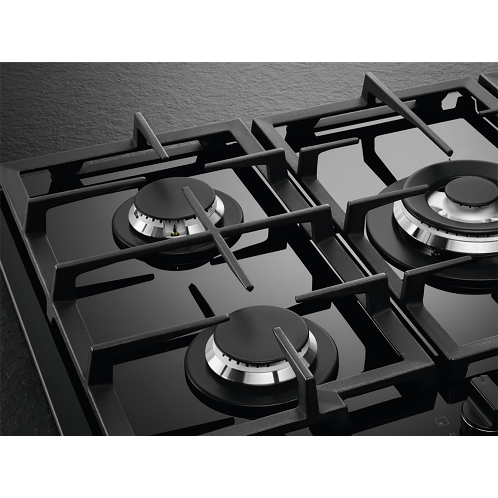 AEG HKB75450NB Gas Hob - Black | Atlantic Electrics