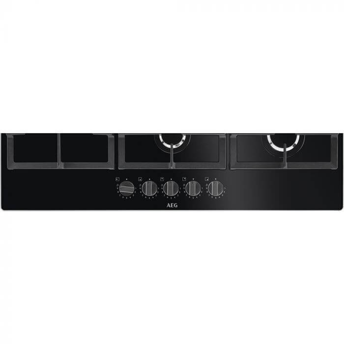 AEG HKB95820NB Gas Hob - Black | Atlantic Electrics - 39779651649759 