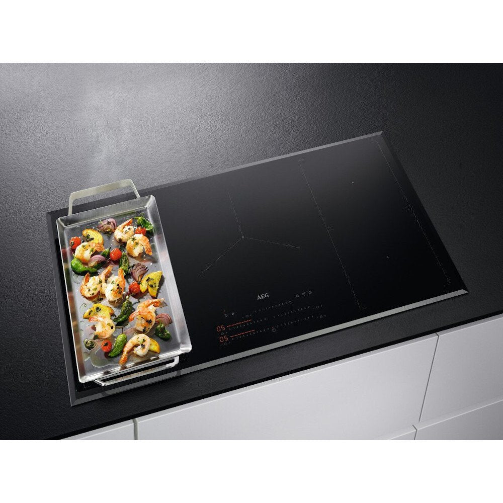 AEG IKE95751FB 90 cm Induction Hob - Black | Atlantic Electrics - 41222514868447 