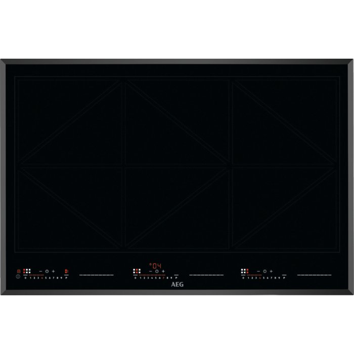 AEG IKK86681FB 80 cm Induction Hob - Black | Atlantic Electrics