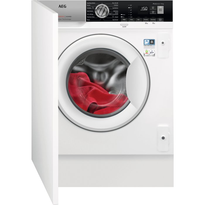 AEG L7WE7631BI Built in Washer Dryer 7Kg / 4Kg 1600 Spin - White | Atlantic Electrics