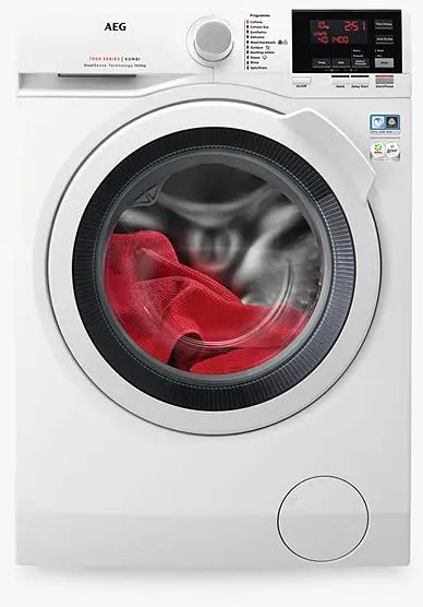 AEG L7WEG161R Freestanding Washer Dryer, 10kg Wash/6kg Dry Load, A Energy Rating, 1600rpm Spin, White | Atlantic Electrics - 40157488742623 