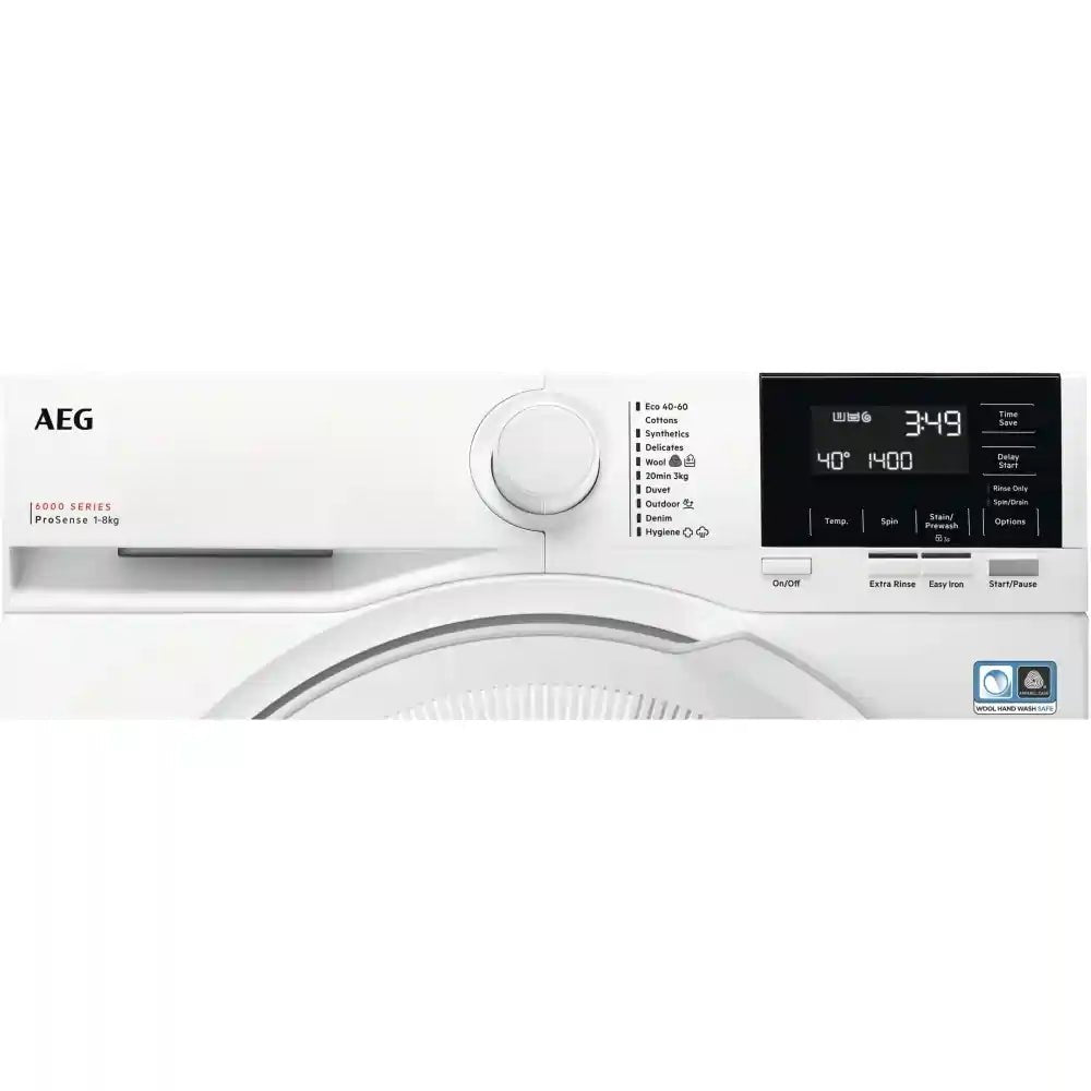 AEG LFR61842B Freestanding Washing Machine - White | Atlantic Electrics