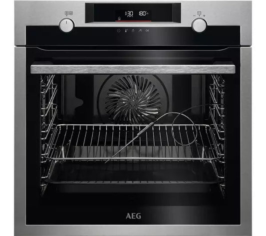 AEG BPE556060M Built In Single Oven Electric - Stainless Steel | Atlantic Electrics
