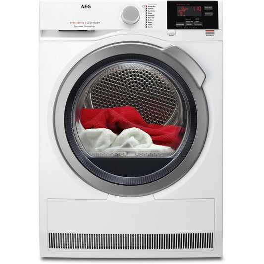 AEG T6DBG822N Freestanding Condenser Tumble Dryer - White | Atlantic Electrics