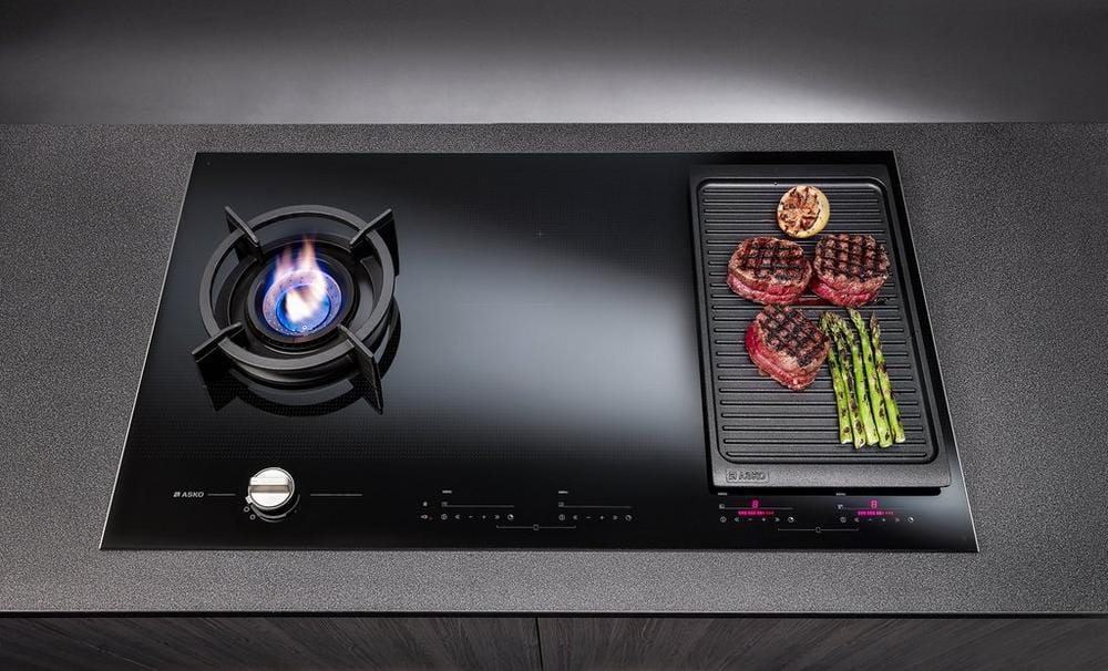 ASKO HIG1995AB 93cm Induction Hob - Black Glass | Atlantic Electrics