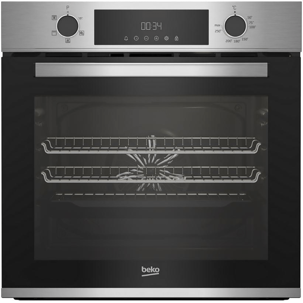 Beko CIFY81X AeroPerfect™ Built In Electric Single Oven - Stainless Steel | Atlantic Electrics - 39477728477407 