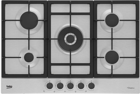 Beko CIHYG32SXE 75cm Gas Hob Stainless Steel | Atlantic Electrics