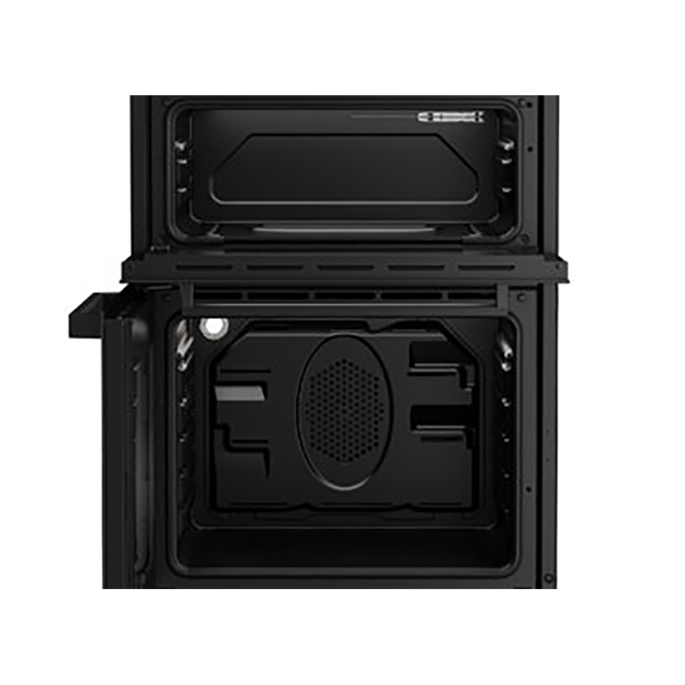 Beko EDC634K 60cm Double Oven Electric Cooker with Ceramic Hob Black | Atlantic Electrics