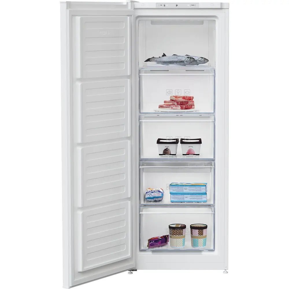 Beko FFG4545W Frost Free Tall Freezer - White | Atlantic Electrics - 40452081615071 