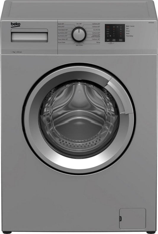 Beko WTK72041S 7kg 1200 Spin Washing Machine Silver | Atlantic Electrics