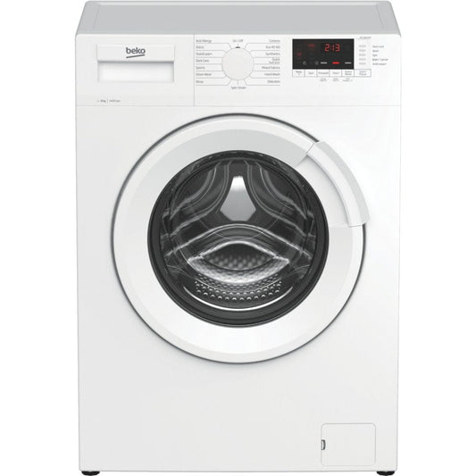 Beko WTL84141W 8kg 1400 Spin Washing Machine with Fast Wash - White | Atlantic Electrics