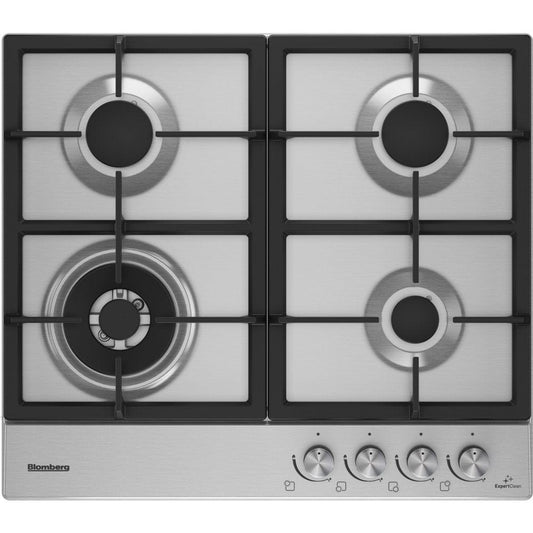 Blomberg GEN73415E 58cm Gas Hob Stainless Steel | Atlantic Electrics