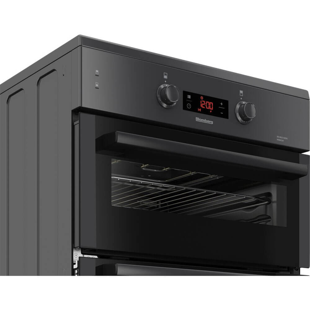 Blomberg HIN651N 60cm Double Oven Electric Cooker with Induction Hob Anthracit | Atlantic Electrics