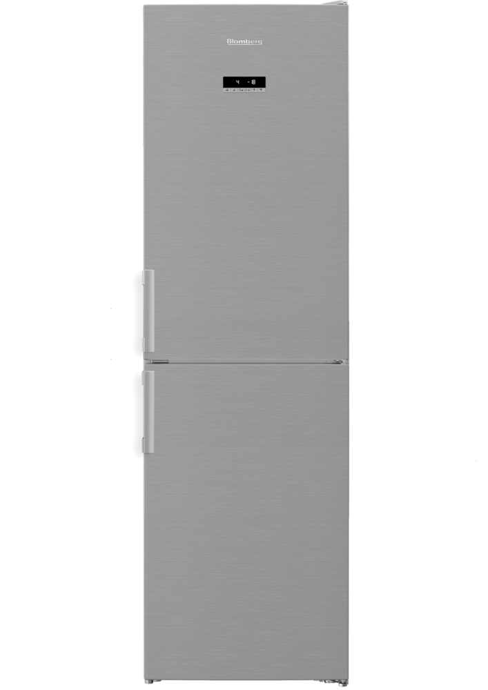 Blomberg KND464VPS 59.5cm Frost Free Fridge Freezer Stainless Steet Effect | Atlantic Electrics - 39477744828639 