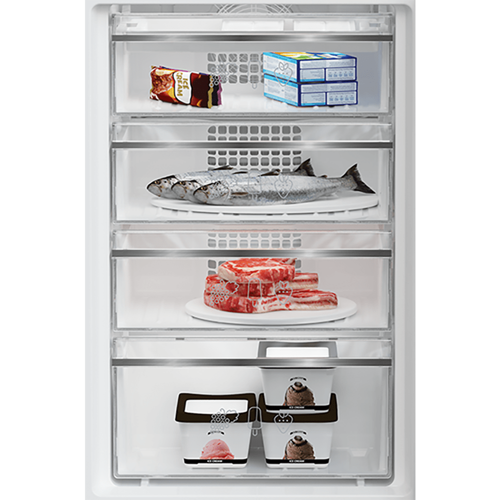 Blomberg KNE4564EVI 54cm Integrated 50:50 Frost Free Fridge Freezer Integrated | Atlantic Electrics - 39477743091935 