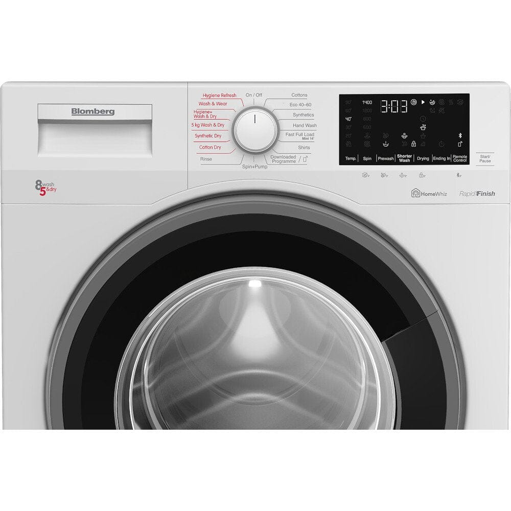 Blomberg LRF1854311W 8kg/5kg 1400 Spin Washer Dryer White | Atlantic Electrics - 39477744730335 