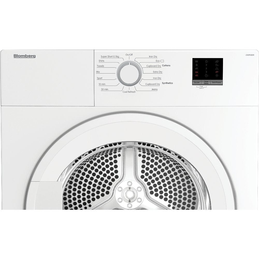 Blomberg LTA09020W 9kg Vented Tumble Dryer White | Atlantic Electrics